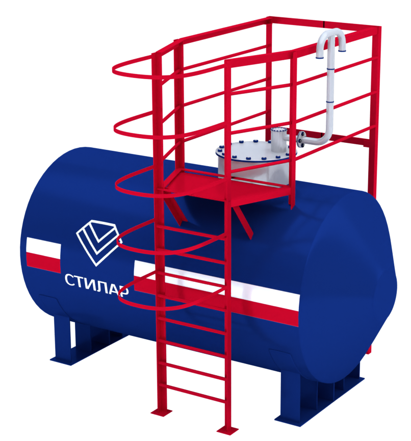 Горизонтальный резервуар РГСН для сточных вод 25 м³ от завода-производителя